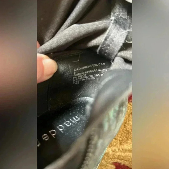 Madden Girl Groupie by Steve Madden Women's Thigh High Boots Floral Print NWOT - Picture 8 of 14